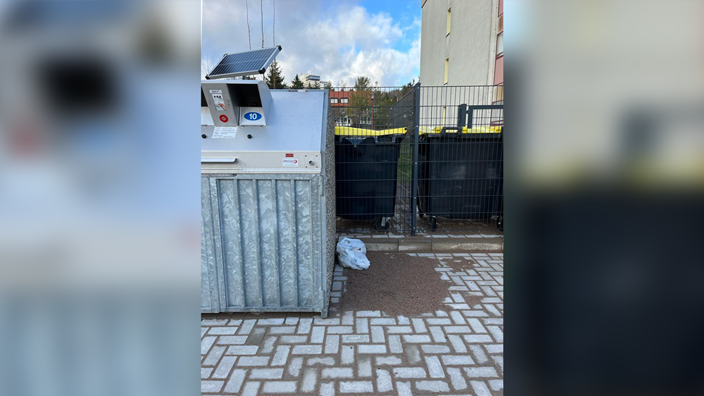 Müllschleusen schon verschmutzt!